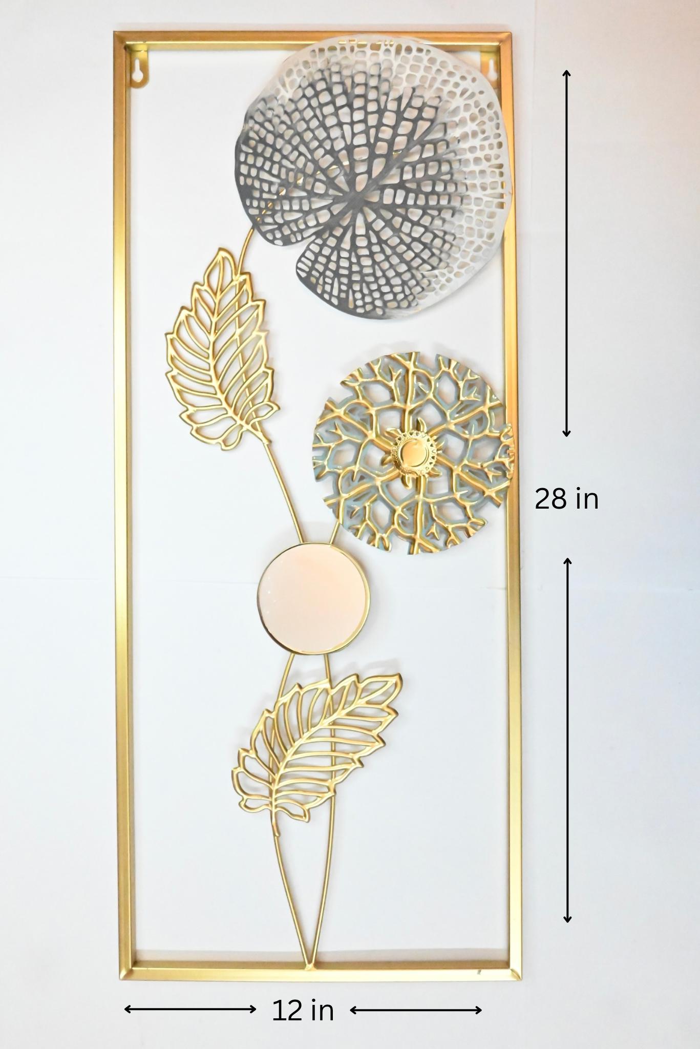 Premium Quality Metal Flower Frame – Decorative Wall Art